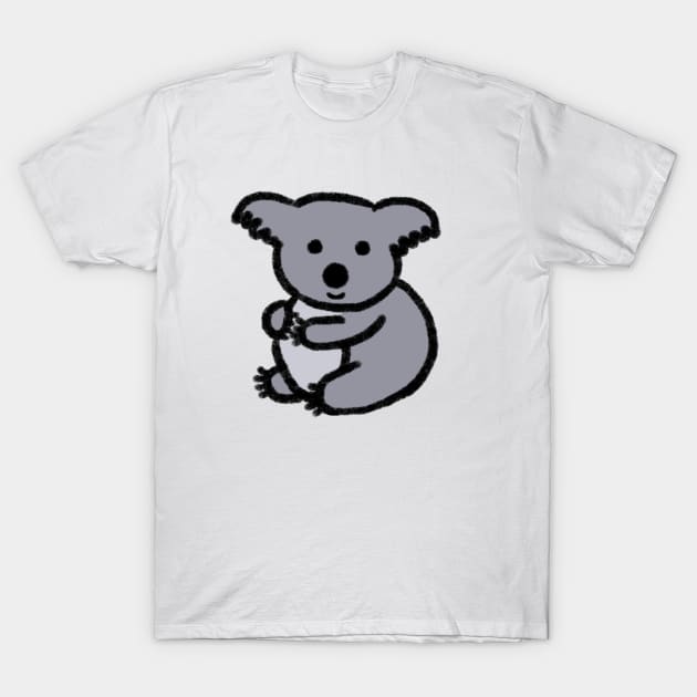 Cute Koala T-Shirt by wanungara